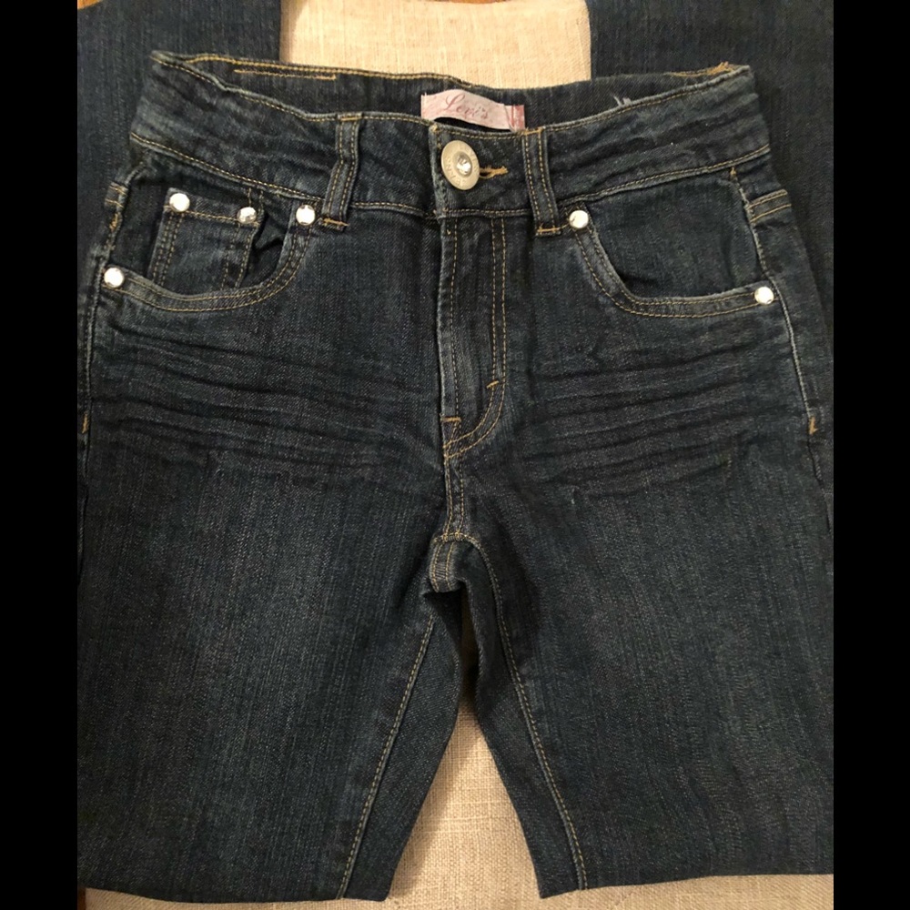 Levi’s Girls Bling Slim Jeans